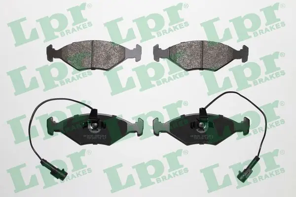 комплект спирачно феродо, дискови спирачки LPR                 