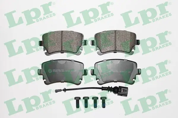 комплект спирачно феродо, дискови спирачки LPR                 