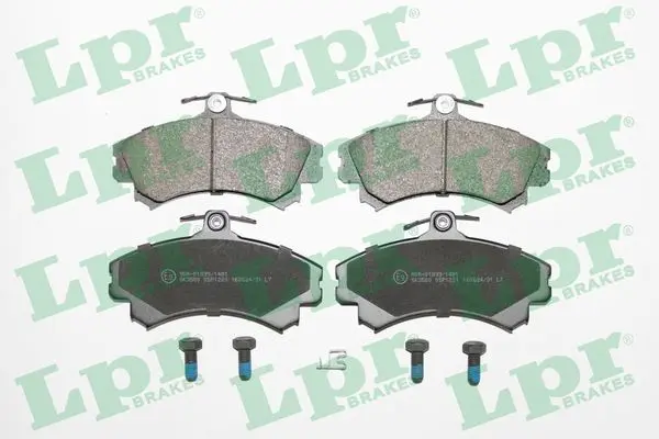 комплект спирачно феродо, дискови спирачки LPR                 