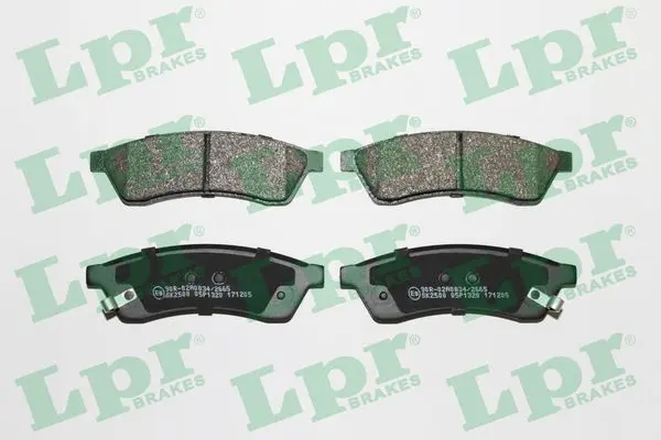 комплект спирачно феродо, дискови спирачки LPR                 
