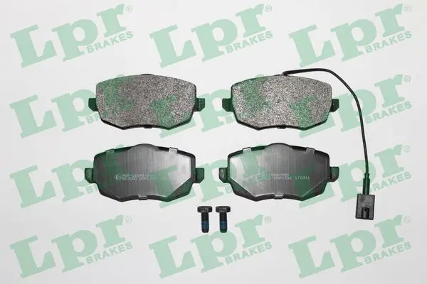 комплект спирачно феродо, дискови спирачки LPR                 