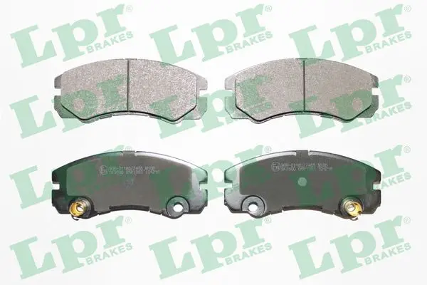 комплект спирачно феродо, дискови спирачки LPR                 