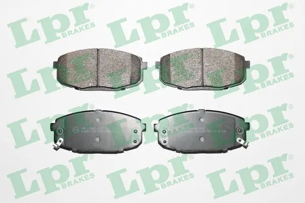 комплект спирачно феродо, дискови спирачки LPR                 