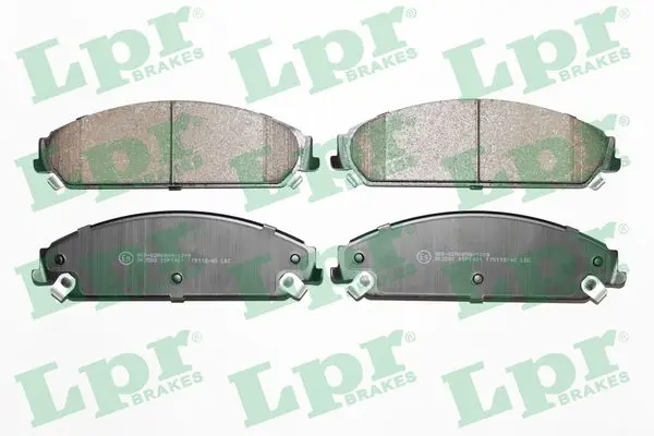 комплект спирачно феродо, дискови спирачки LPR                 