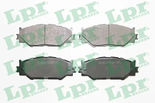 комплект спирачно феродо, дискови спирачки LPR                 
