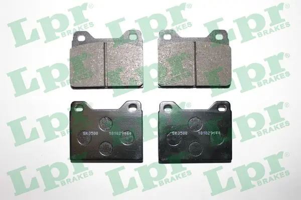 комплект спирачно феродо, дискови спирачки LPR                 