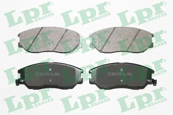 комплект спирачно феродо, дискови спирачки LPR                 