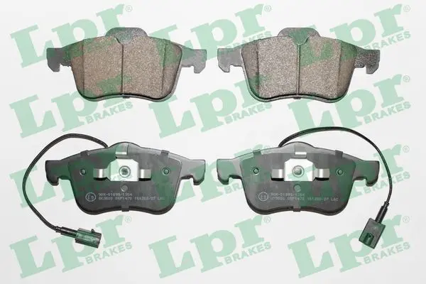 комплект спирачно феродо, дискови спирачки LPR                 