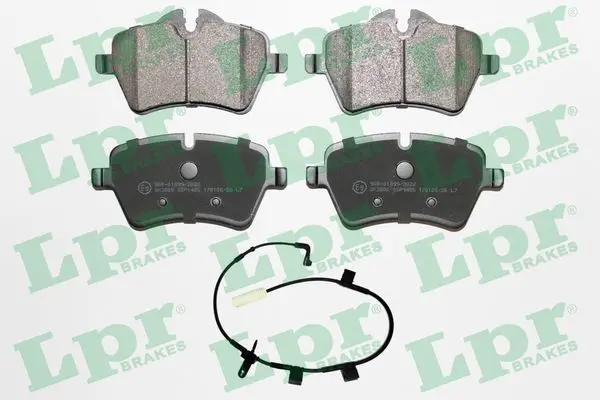 комплект спирачно феродо, дискови спирачки LPR                 