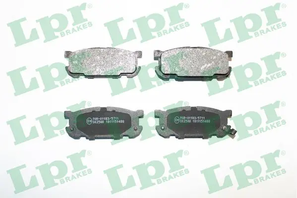 комплект спирачно феродо, дискови спирачки LPR                 
