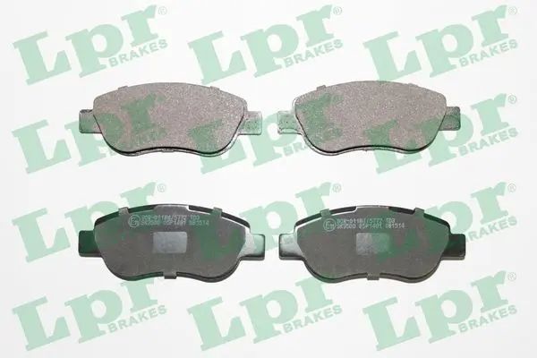 комплект спирачно феродо, дискови спирачки LPR                 