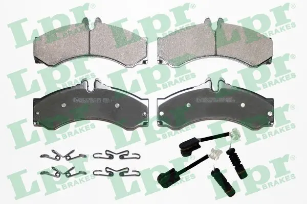 комплект спирачно феродо, дискови спирачки LPR                 