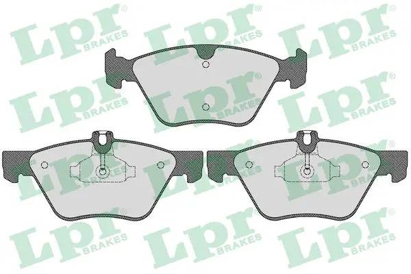 комплект спирачно феродо, дискови спирачки LPR                 