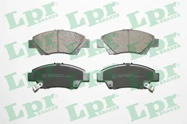 комплект спирачно феродо, дискови спирачки LPR                 