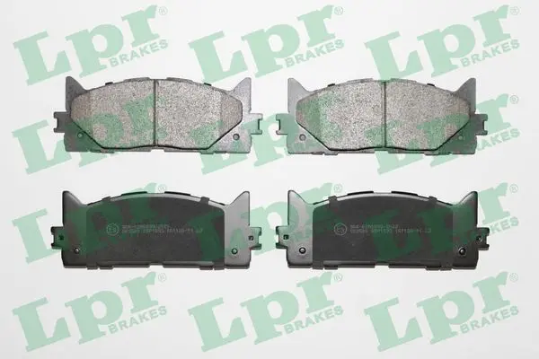комплект спирачно феродо, дискови спирачки LPR                 