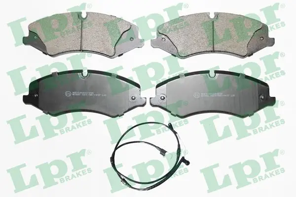 комплект спирачно феродо, дискови спирачки LPR                 