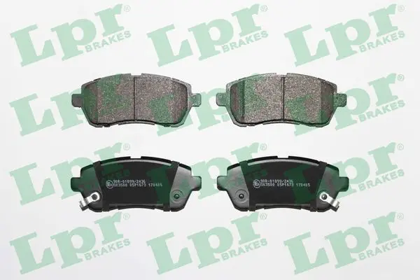 комплект спирачно феродо, дискови спирачки LPR                 