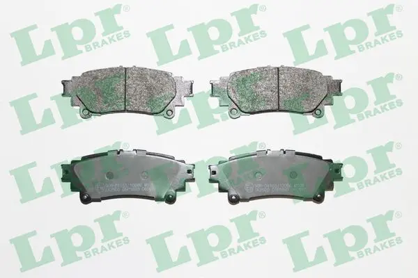 комплект спирачно феродо, дискови спирачки LPR                 
