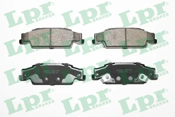 комплект спирачно феродо, дискови спирачки LPR                 