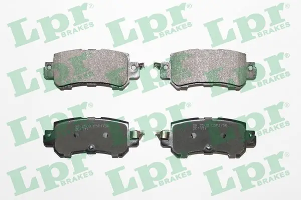комплект спирачно феродо, дискови спирачки LPR                 
