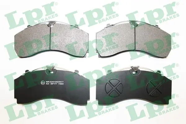 комплект спирачно феродо, дискови спирачки LPR                 