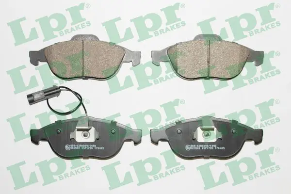комплект спирачно феродо, дискови спирачки LPR                 