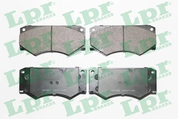 комплект спирачно феродо, дискови спирачки LPR                 