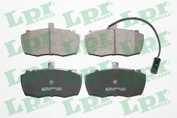 комплект спирачно феродо, дискови спирачки LPR                 