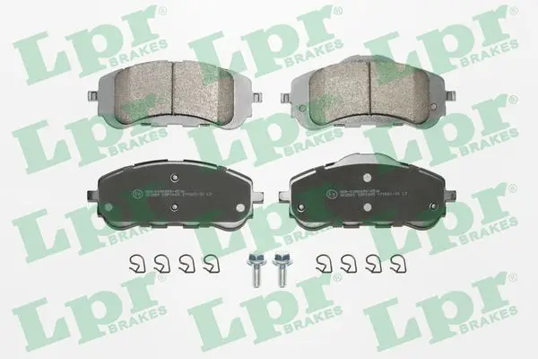комплект спирачно феродо, дискови спирачки LPR                 