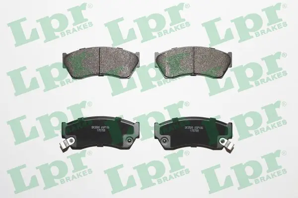 комплект спирачно феродо, дискови спирачки LPR                 