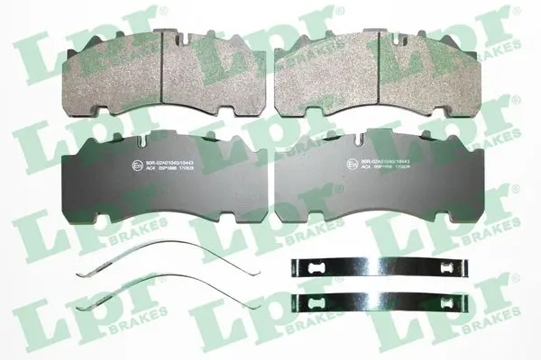 комплект спирачно феродо, дискови спирачки LPR                 