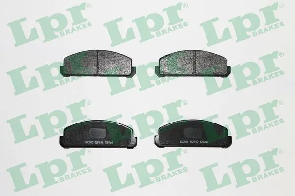 комплект спирачно феродо, дискови спирачки LPR                 