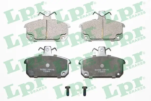 комплект спирачно феродо, дискови спирачки LPR                 