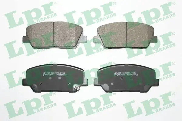 комплект спирачно феродо, дискови спирачки LPR                 