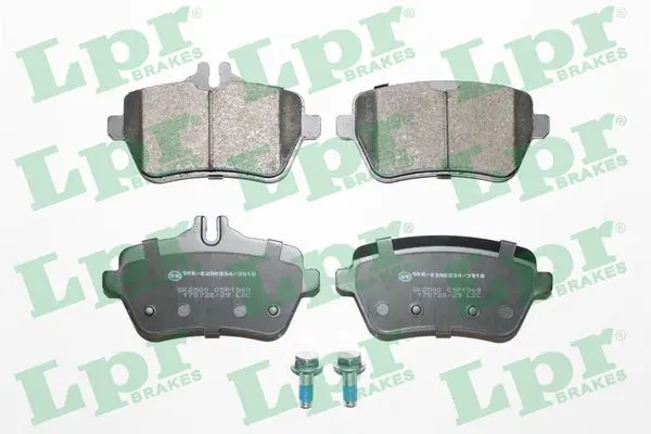 комплект спирачно феродо, дискови спирачки LPR                 