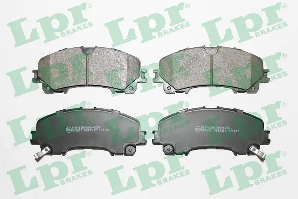 комплект спирачно феродо, дискови спирачки LPR                 
