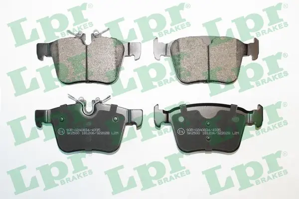 комплект спирачно феродо, дискови спирачки LPR                 