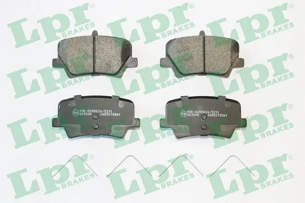 комплект спирачно феродо, дискови спирачки LPR                 