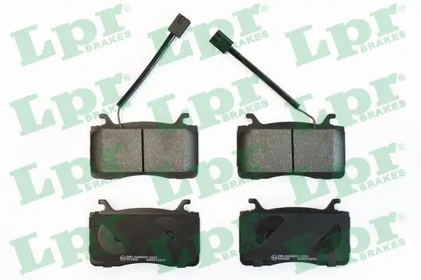 комплект спирачно феродо, дискови спирачки LPR                 