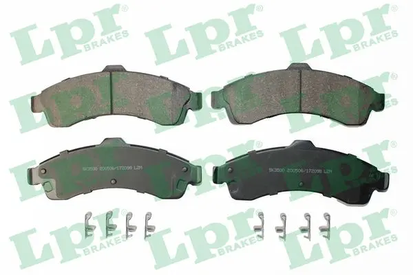 комплект спирачно феродо, дискови спирачки LPR                 
