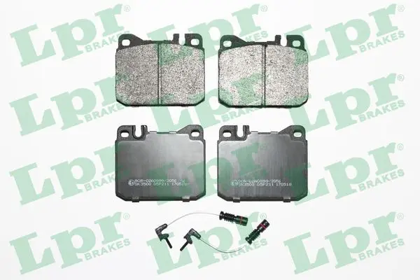 комплект спирачно феродо, дискови спирачки LPR                 