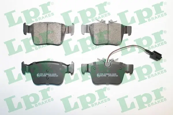 комплект спирачно феродо, дискови спирачки LPR                 