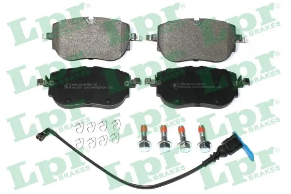 комплект спирачно феродо, дискови спирачки LPR                 