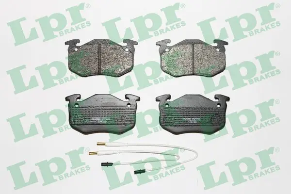комплект спирачно феродо, дискови спирачки LPR                 