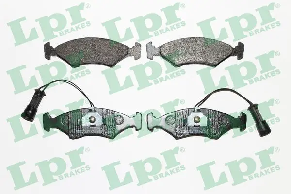 комплект спирачно феродо, дискови спирачки LPR                 