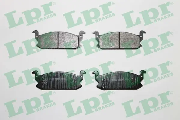 комплект спирачно феродо, дискови спирачки LPR                 