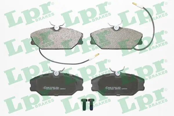комплект спирачно феродо, дискови спирачки LPR                 