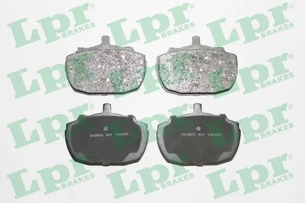 комплект спирачно феродо, дискови спирачки LPR                 