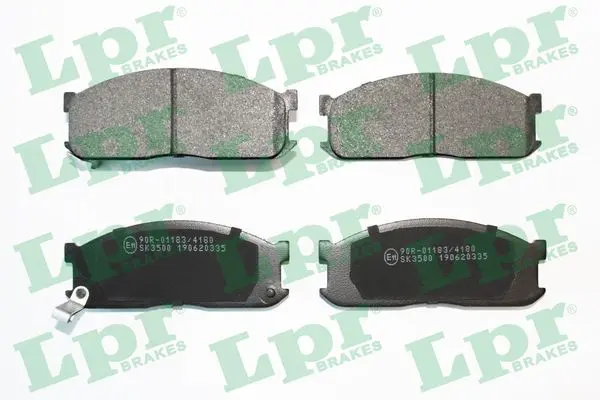 комплект спирачно феродо, дискови спирачки LPR                 