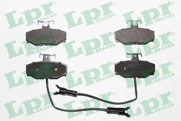 комплект спирачно феродо, дискови спирачки LPR                 